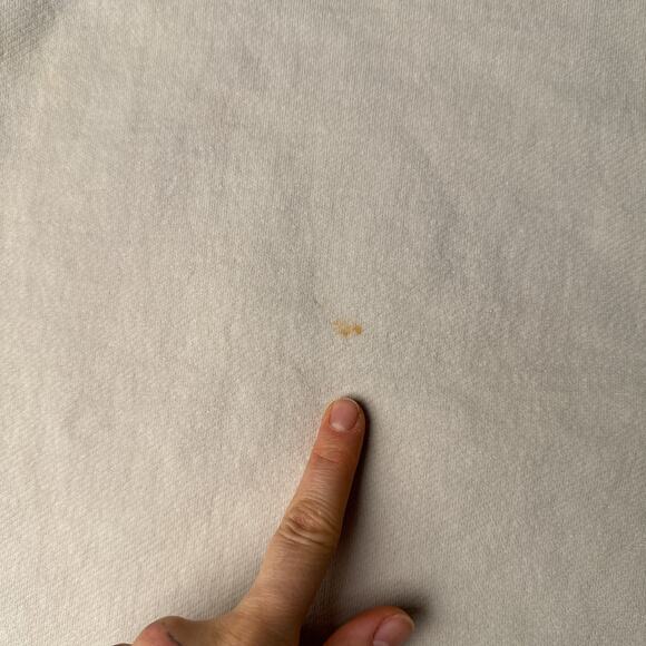 Vintage‎ 90s Disney Sweatshirt Men's Large Beige Athletic Mickey Mouse 4936 - Picture 10 of 14